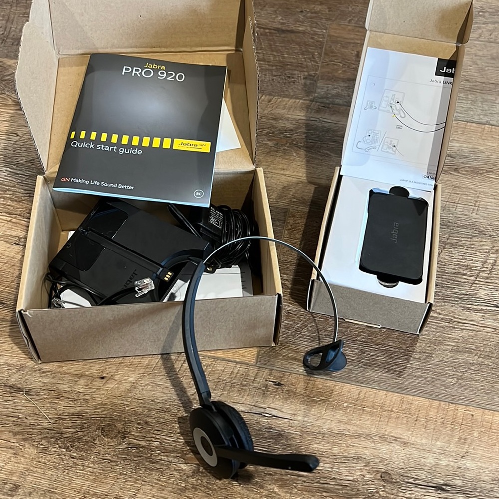 Jabra Pro 920 Mono wireless Headset for Deskphone & Jabra LINK